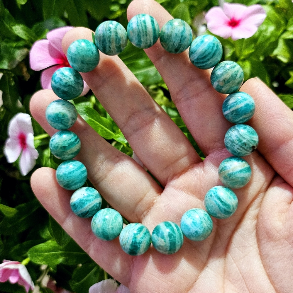 11mm Russian Amazonite bracelet